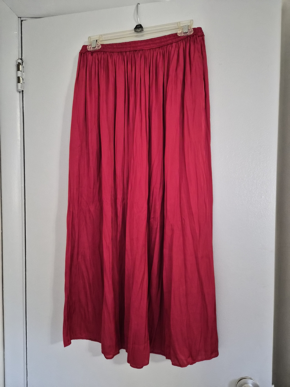 J. Crew Bright Fuchsia Maxi Skirt